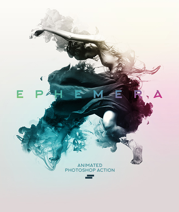 Gif Animated Ephemera Photoshop Action