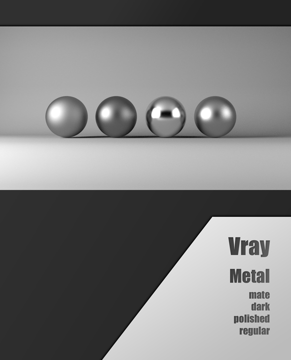 Vray metal - 3DOcean Item for Sale
