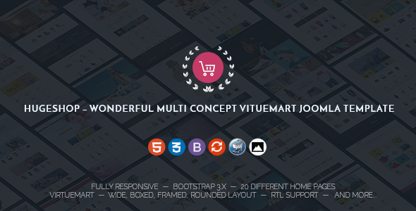 JV HugeShop Multipurpose Joomla Template