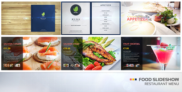 Food Slideshow Restaurant Menu After Effects Template Videohive 19323134 After Effects Food Menu Slideshow After Effects Template Free