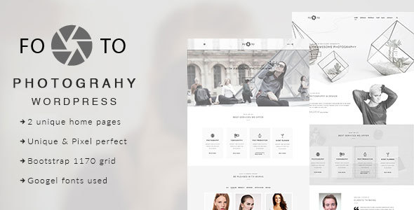 Footo Photography WordPress Theme