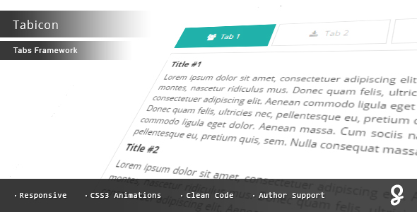 Tabicon - Tabs Framework