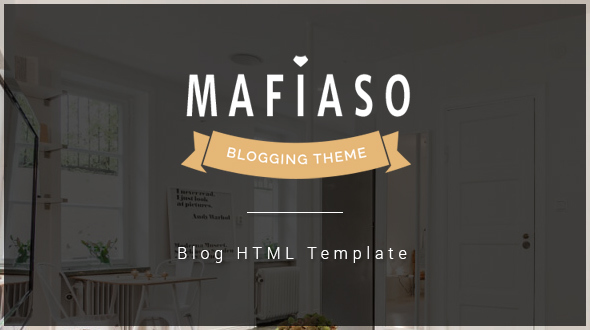 Mafiaso - Blog HTML Template