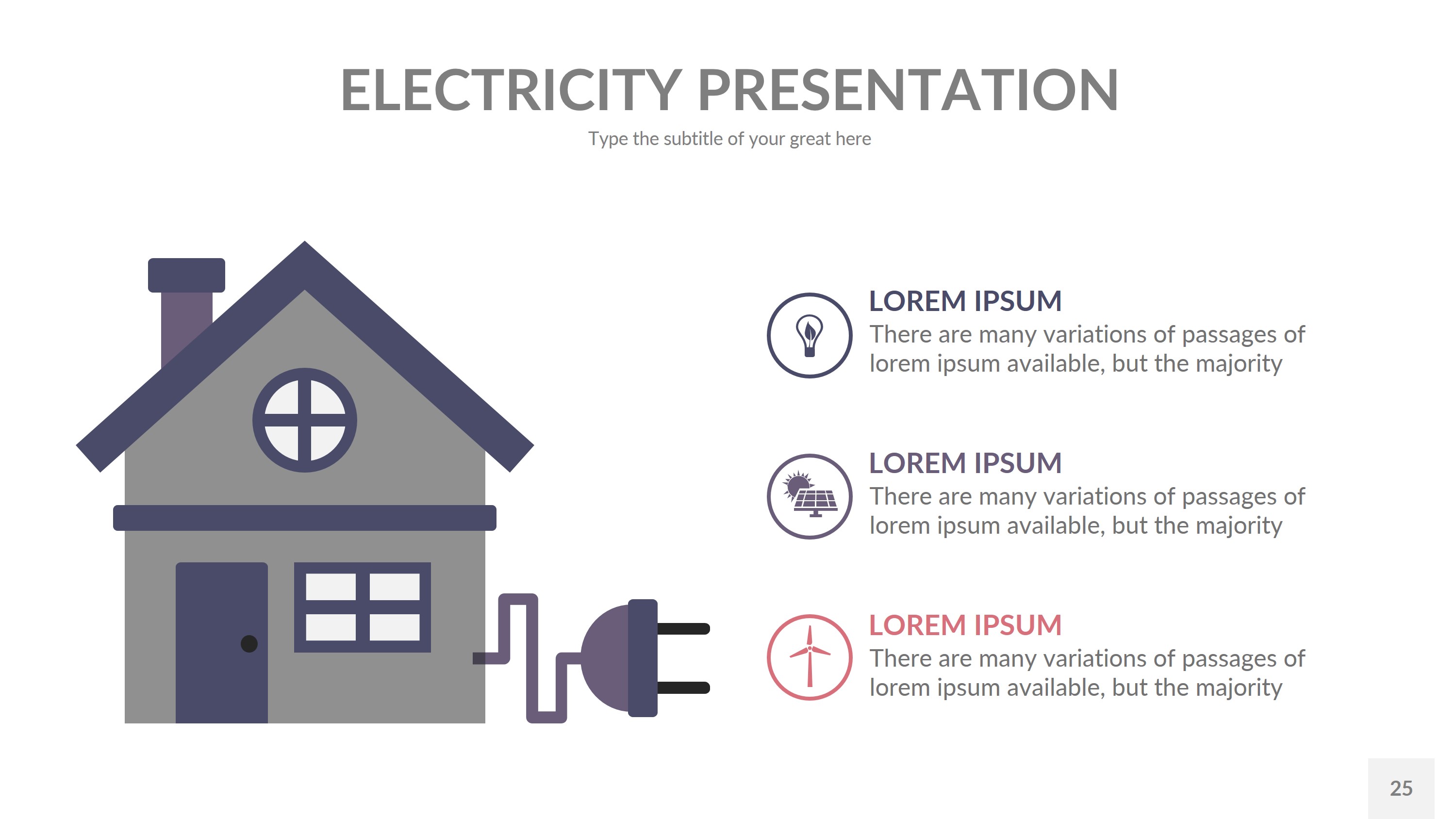 presentation templates electricity