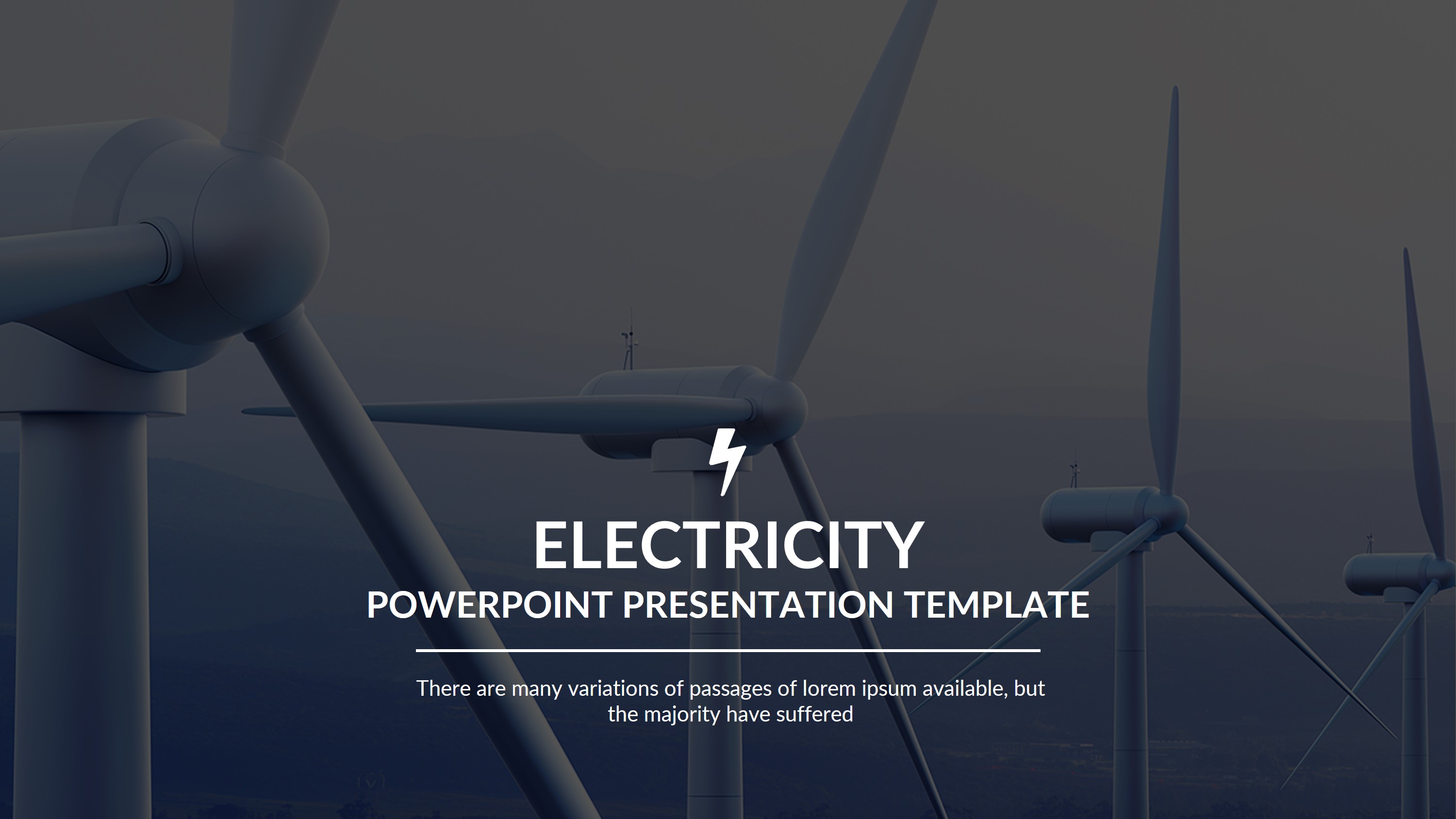 Electricity PowerPoint Presentation Template By Rengstudio | GraphicRiver