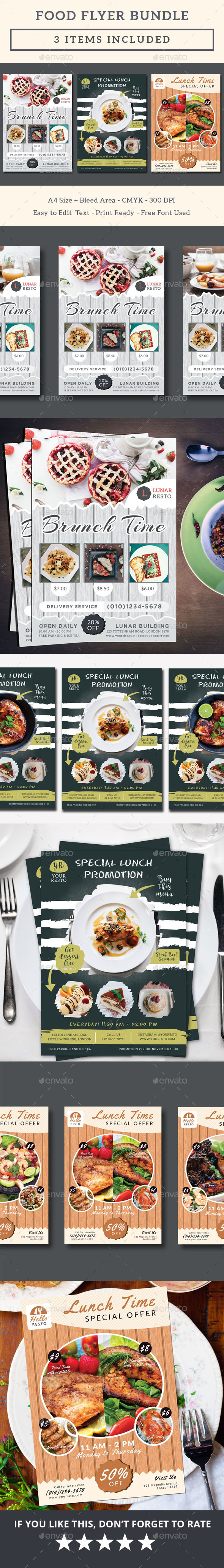 Food Flyer Bundle