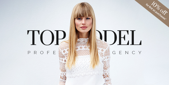 Top Model â Fashion Model Agency WordPress Theme Top Model is a Fashion Model Agency WordPress Theme for sophisticated and demanding portfolio
