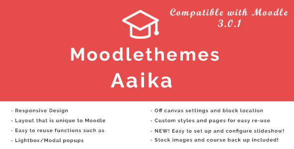 Aaika - Responsive Moodle Theme