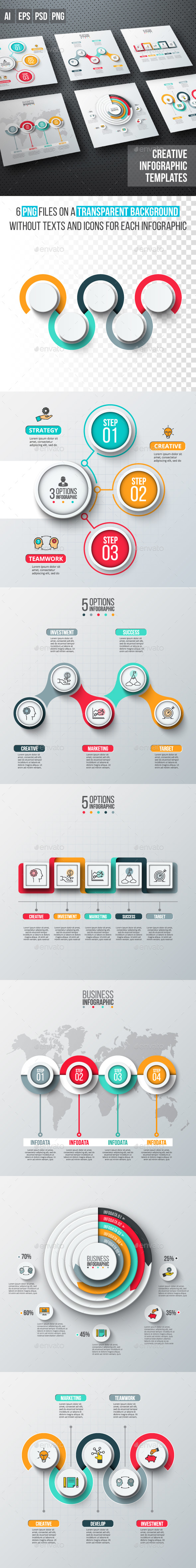 Business infographic diagrams v.12