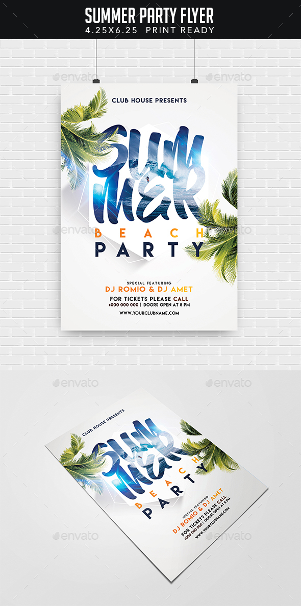 Summer Party Flyer