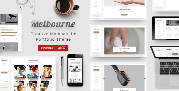 Melbourne - Responsive Minimal Portfolio Theme
