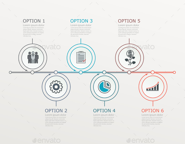 Timeline, Infographics Template with Stepwise Structure.