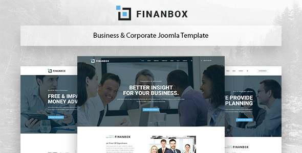 Finanbox - Responsive Multipurpose Business & Corporate Business Joomla Template
