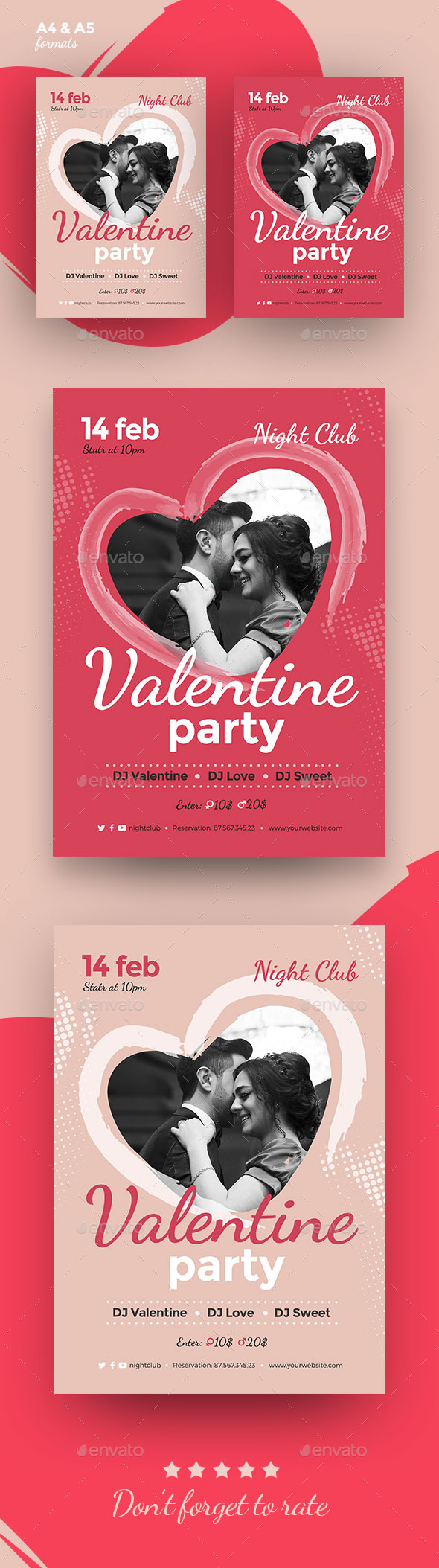 Valentines Day Flyer/Poster Event