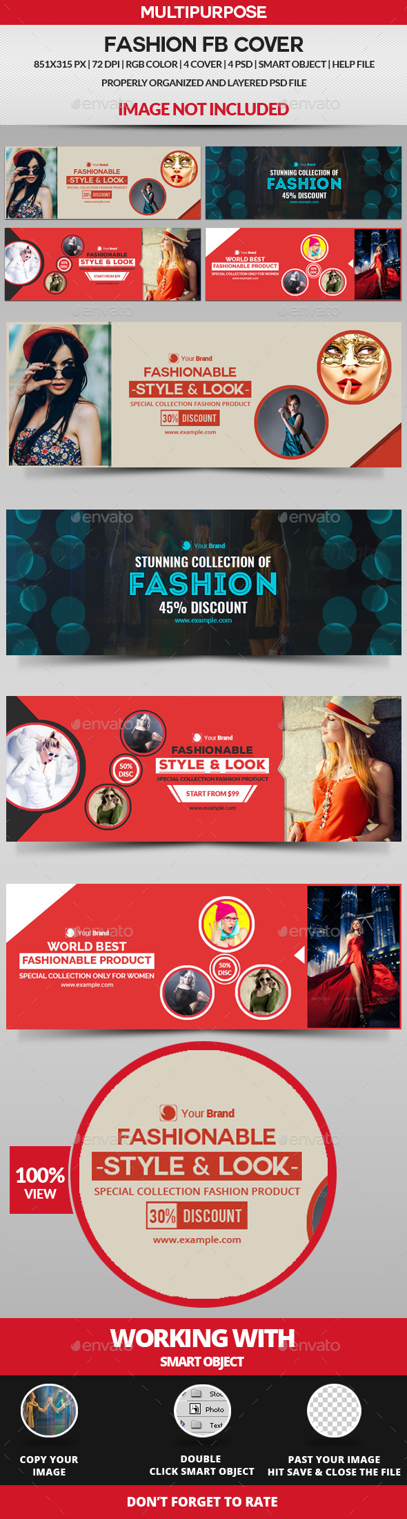 Graphicriver Fashion Facebook Cover 19385280