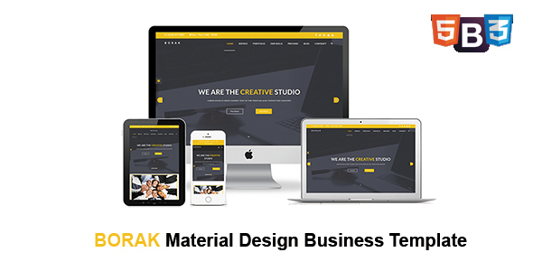 BORAK Material Design Business Template