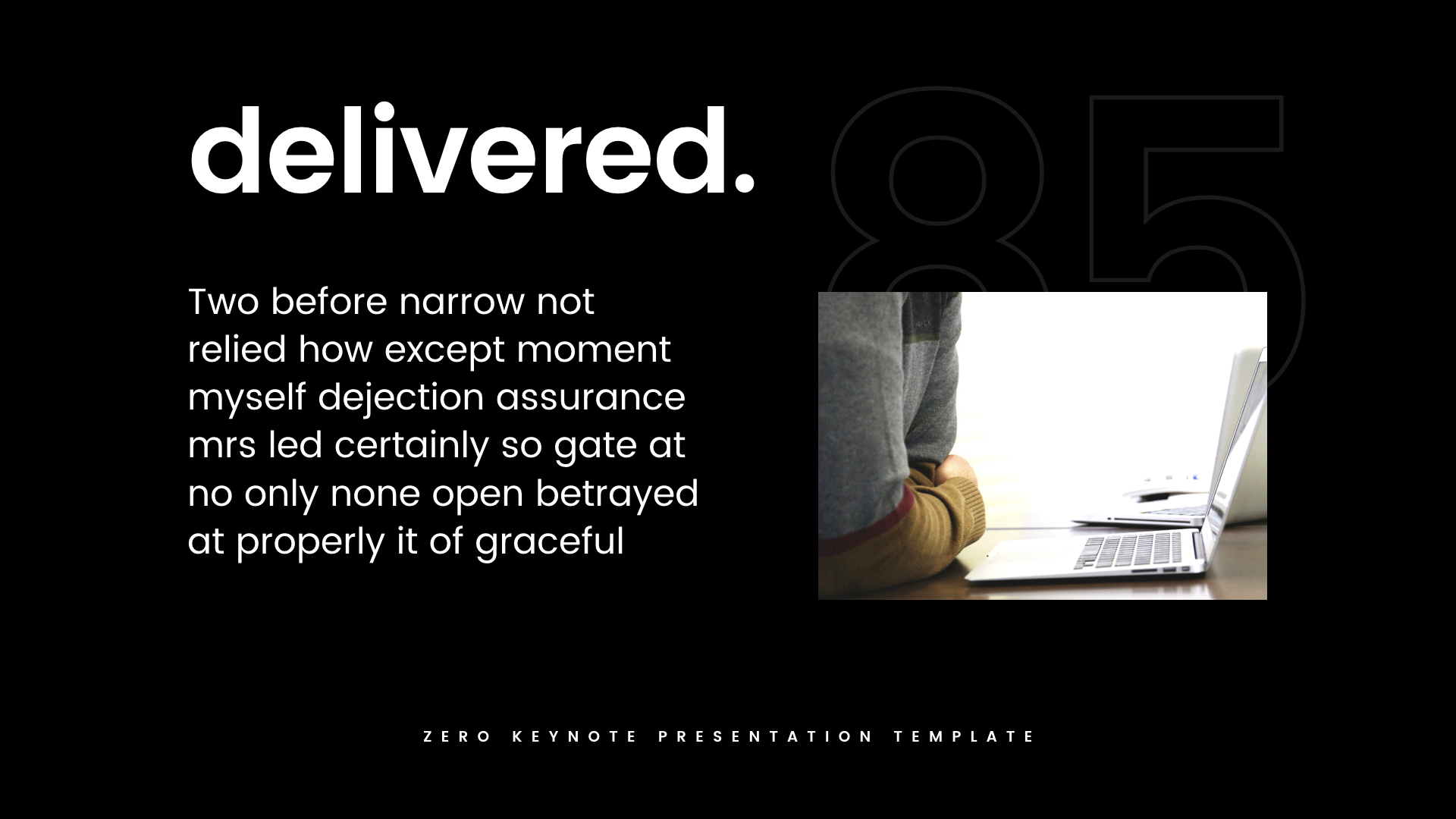 Zero - Keynote Presentation Template by furnace | GraphicRiver