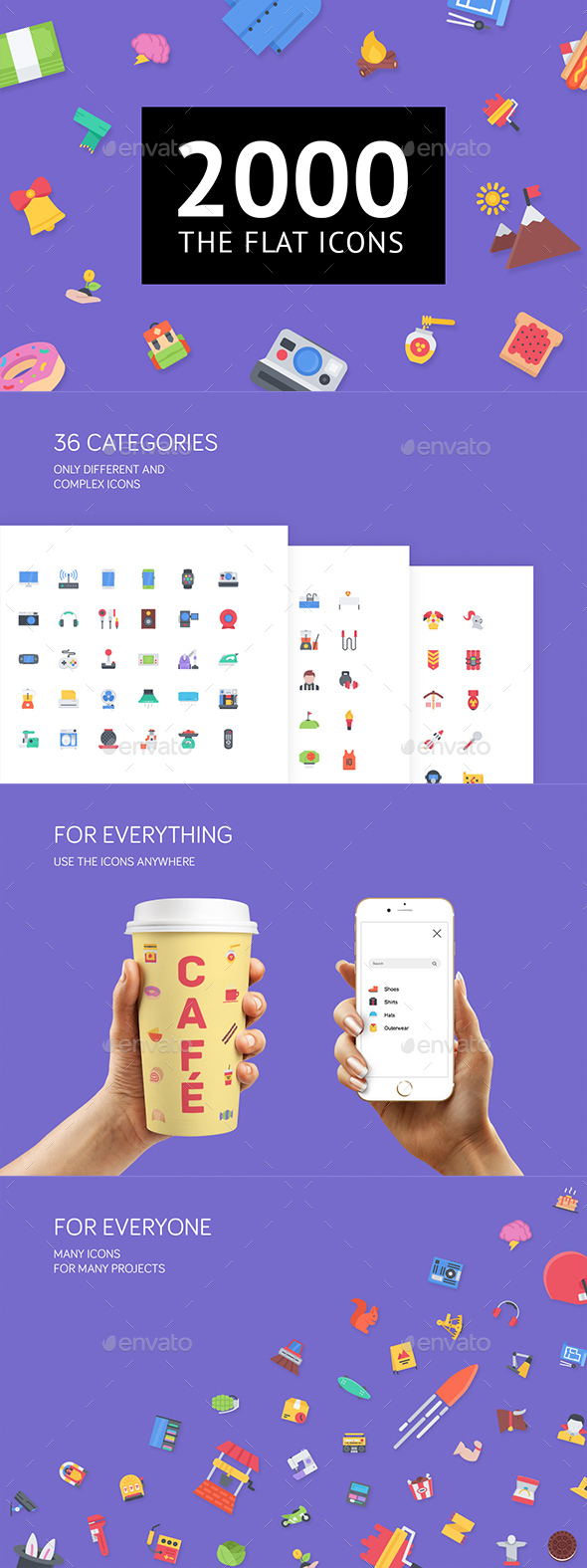 Graphicriver The Flat Icons 2000 19387708