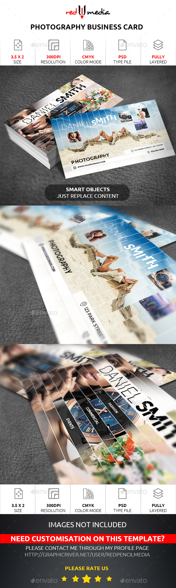Graphicriver Photography Business Card 19388520