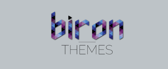 Biron themes logo ad