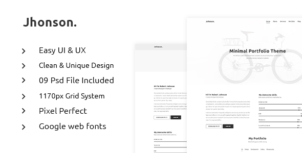 JHONSON_Minimal Portfolio Template