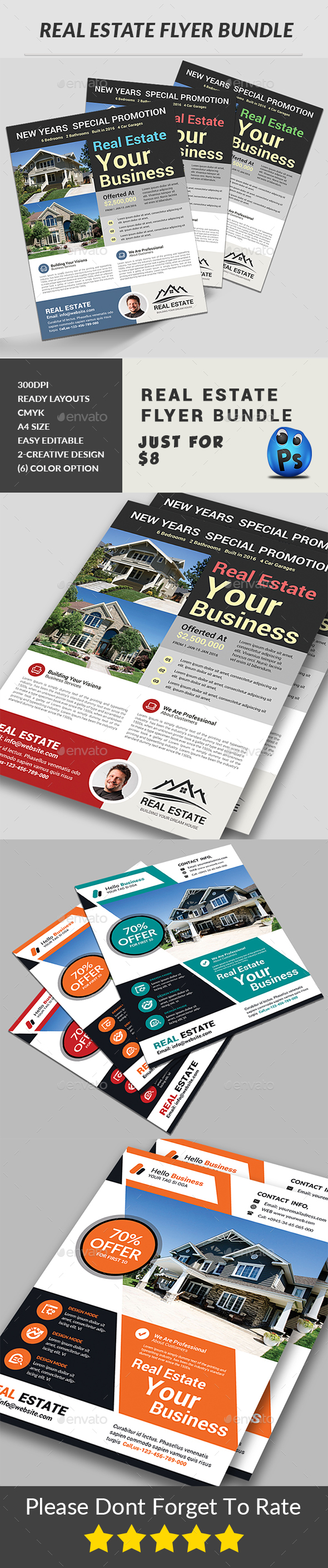 Real Estate Flyers Bundle