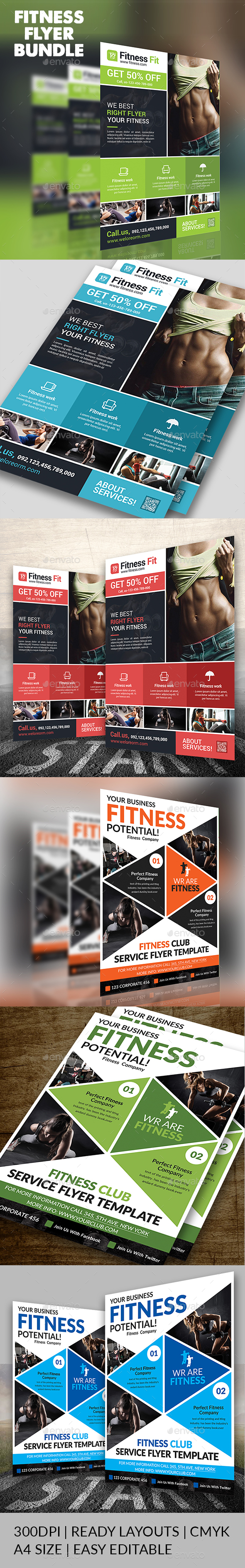 Fitness Flyers Bundle