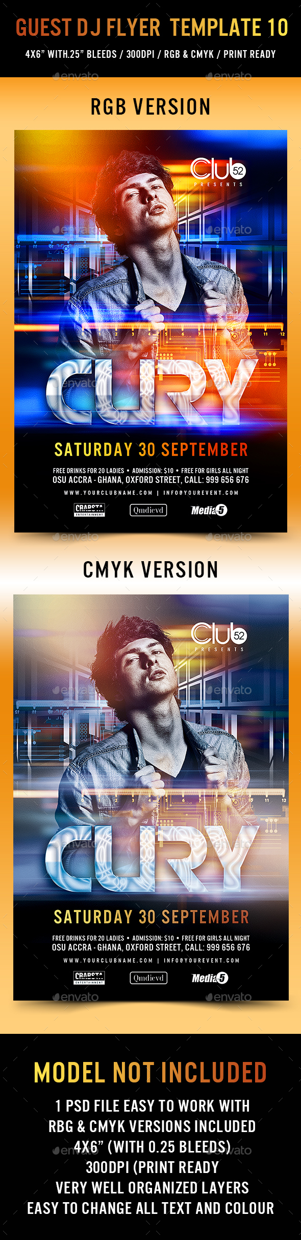 Graphicriver Guest Dj Flyer Template 10 19400324
