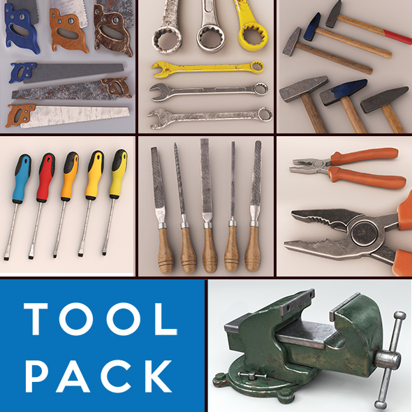 TOOL PACK - 3DOcean Item for Sale