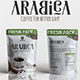 Arabica Coffee Packaging Template