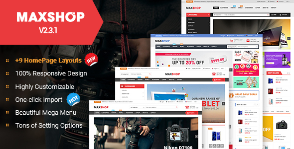 Maxshop - Premium Magento 2 and 1.9 Store Theme by magentech | ThemeForest