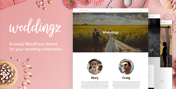 Weddingz - Creative Wedding WordPress Theme