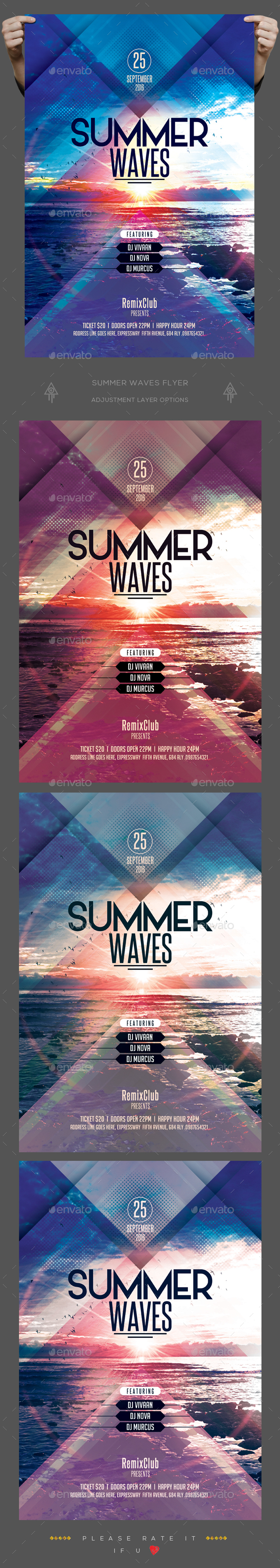 Summer Wave Flyer