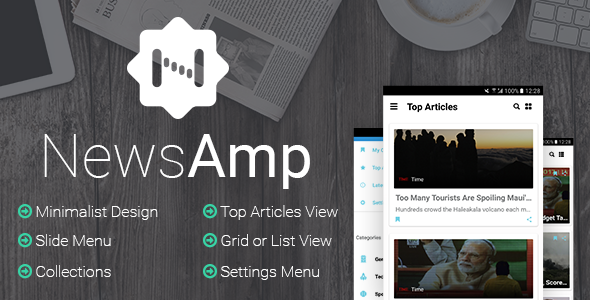 NewsAmp - Android News Application