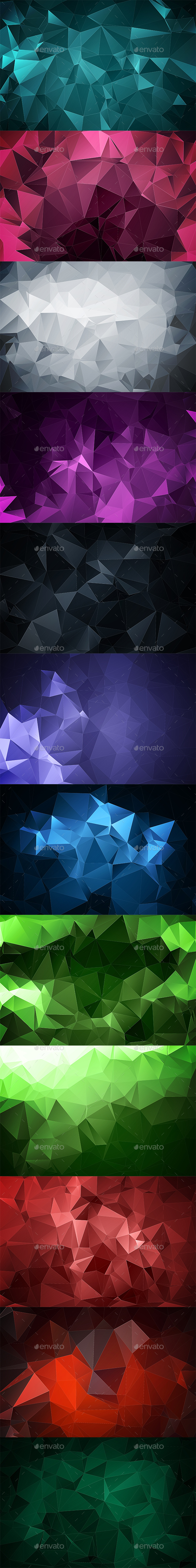 Abstract Polygonal Backgrounds Vol2