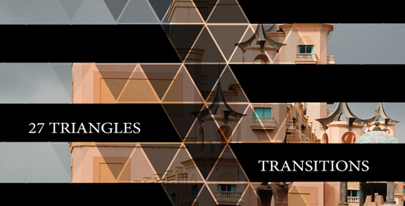 Videohive Triangles Transitions 19407484