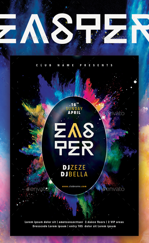Graphicriver Easter Poster III 19395745