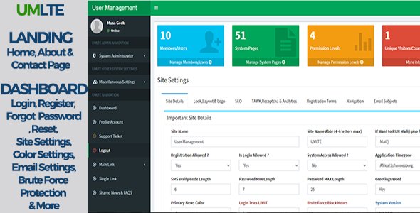 CodeCanyon User Management LTE 19401658 CodeCanyon User Management LTE 19401658