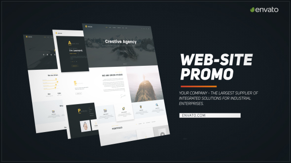 Web Site Promo After Effects Template Videohive 19423716 After Effects Project Files Website Promo After Effects Template Free