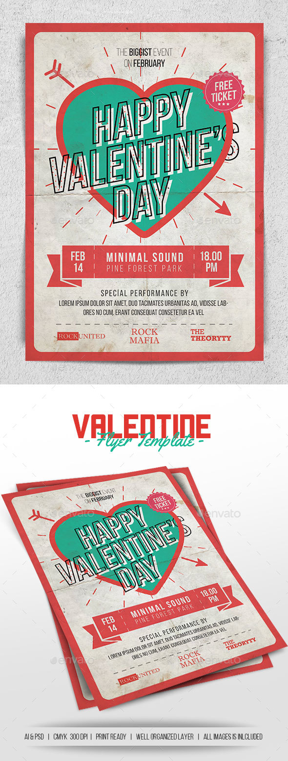 Valentine Flyer