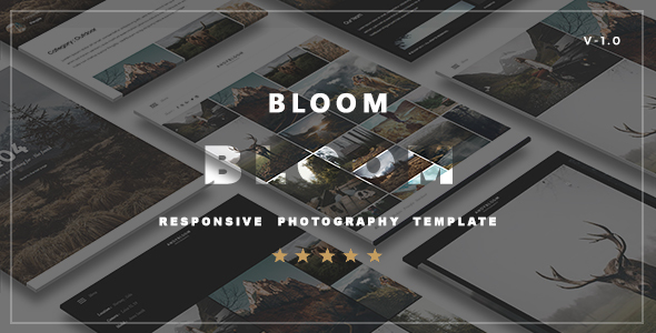 Bloom - Responsive Photography Portfolio Template
