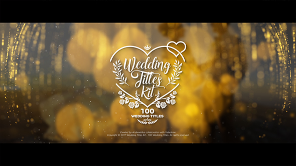 Wedding Titles Kit 100 Titles Titles Envato Videohive After Effects Templates Wedding Intro Templates Free