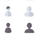 User Icons and People Icons Set Of Abstract Account Icon Style Colorful Flat Icons