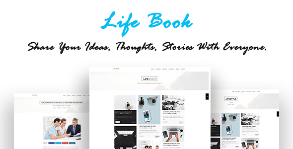 LifeBook - Creative Personal Blog - HTML Template