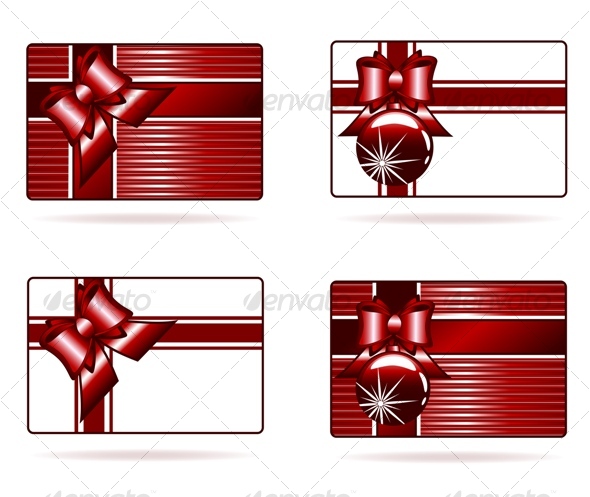 Vector llustration of the gift cards