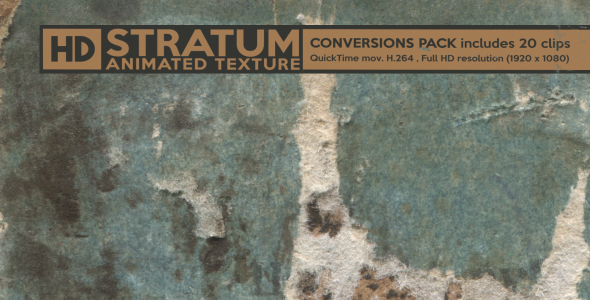 Videohive Stratum Grunge HD Animated Textures (20-Pack) 19401391