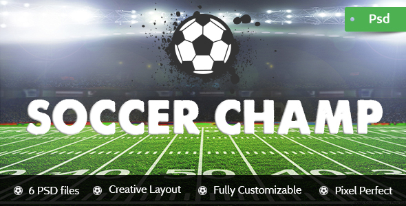 Football Champ - Football Club Psd Template