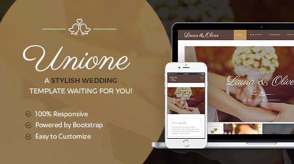 Unione Wedding | A Modern Wedding Template