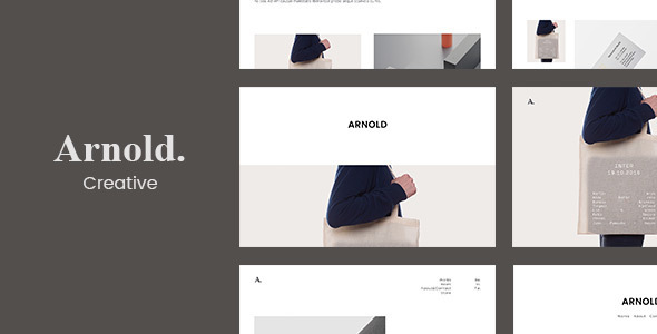 Arnold. - Minimal Portfolio HTML5 Template