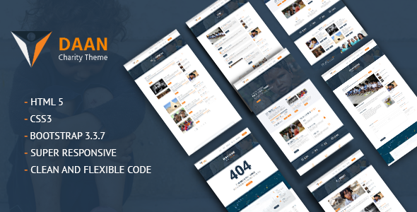 Daan - Charity Non-Profit HTML Template
